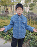 真维斯童装男童秋装外套2025新款中大童休闲牛仔夹克洋气春秋款儿童时髦上衣 【春秋款】牛仔蓝/滑板龙 150 实拍图