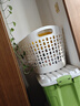爱丽思（IRIS） 脏衣篓浴室大号脏衣篓塑料洗衣篮装脏衣服污衣篮子桶收纳筐衣篮 【人气】52升白色【3-6人用】 实拍图