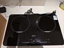 美的（Midea）双灶电磁炉电陶炉电磁灶家用大功率3500W火锅炉烧水多功能轻薄机身定时预约政府补贴DZ35W5-111 实拍图