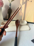 licheers筷子勺子套装实木一人用小学生上班族便携餐具辅食工具 缠线款 实拍图