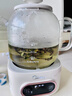 美的（Midea）花漾0胶水全玻璃全自动养生壶 办公室多功能煮茶壶 烧水壶恒温电热水壶煮茶器花茶壶1L YS10B101 实拍图