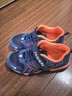 李宁重燃断码男童鞋子中大童透气网面2025秋季儿童皮面运动休闲跑步鞋 1712深蓝橘单网 34 实拍图