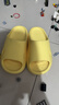朴西小鲨鱼软底儿童凉拖鞋男童宝宝洗澡防滑家居室内拖鞋女童 奶油黄 实拍图