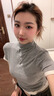 梵昇昱简约银色水滴钛钢项链女2026新款高级感不掉色长款毛衣链装饰配饰 水滴项链-短款 实拍图