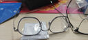 依视路（ESSILOR） 钻晶系列高清耐磨防蓝光近视超薄镜片专业配度数眼镜架男女镜框 金属-全框-2130DG-枪色 镜框+依视路A4防蓝光1.56现片 实拍图