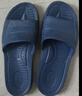 KENROLL科柔浴室防滑拖鞋男女情侣家居老人孕妇夏季舒适透气防臭凉拖 防水防油深蓝色 42-43 建议42/43码 实拍图