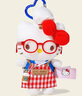 伊美娃娃HelloKitty公仔书包挂件玩偶背包挂饰钥匙扣毛绒挂件生日礼物女生 实拍图