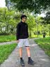 乐途运动鞋男鞋秋季复古革网面休闲鞋厚底减震回弹老爹鞋子男黑色42 实拍图