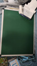 得力60*45cm粉笔书写黑板 镀锌背板绿板 磁性可吸附办公教学小白板悬挂式写字板黑板教师学教室33681 实拍图