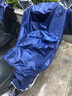 迪普尔电动车雨衣雨披双人单人亲子连体牛津布男女通用加大防水 7XL单人可拆卸双帽檐蓝色 实拍图