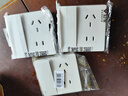 公牛（BULL）开关插座墙壁电源面板明装走线大面板家用墙壁插座G59系列亮面白 五孔+一开单控 实拍图