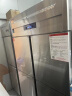 德玛仕（DEMASHI）四门六门冰箱保鲜柜冷藏冷冻双温立式厨房冰柜四开门冰箱商用后厨用冰柜 【-18℃豪华款】900L四门全冷冻 实拍图