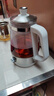 容声煮茶器烧水壶全自动蒸汽煮茶壶泡茶壶玻璃电水壶智能蒸茶器蒸茶壶养生花茶壶 1L 304钢带单滤网-白色 实拍图