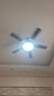 钻石牌（DIAMOND）风扇灯餐厅吊扇灯直叶扇客厅卧室吊灯吸顶电扇灯一体带灯具大灯 42寸遥控变频【一级能效】吊杆 实拍图