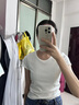 森马（Semir）短袖t恤女短款修身圆领内搭25夏凉感收腰V领上衣辣妹109325100006 实拍图