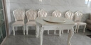谜城静静 欧式餐桌椅组合实木大理石伸缩折叠小户型圆桌方形多功能饭桌 单餐桌 1.2M 实拍图