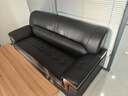 朴心木木办公室沙发现代简约商务接待会客室新中式真皮三人位沙发茶几组合 高档西皮3人位 实拍图