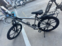凤凰上海凤凰山地车自行车男士女式学生成人变速宽胎越野公路赛单车 【铝架/全套竞速轴承】六刀消灰 24寸27速【建议身高138-168cm】 实拍图
