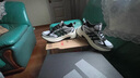 阿迪达斯 （adidas）男女运动鞋轻便耐磨休闲老爹鞋透气缓震跑步鞋 汉玉白 39 实拍图
