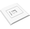 TP-LINK TL-EF5e01 单口网络信息面板  86型工程级电脑光纤宽带网线插座（集成超五类非屏蔽免打信息模块） 实拍图