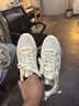鸿星尔克男鞋厚底软底老爹鞋春秋2026新款轻便增高青少年学生休闲运动鞋男 白/铅笔灰【皮面厚网-店长推荐】 40 官方直发 实拍图