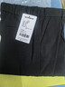 顶峰保罗（Dingfengbaoluo）垂感西装裤子男秋冬季加绒加厚宽松阔腿休闲裤C58JR黑色2XL 实拍图
