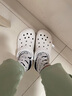 CROCS卡骆驰洞洞鞋贝雅男鞋女鞋轻便耐磨一脚蹬拖鞋休闲鞋|10126 白-100 40 (250mm) 实拍图
