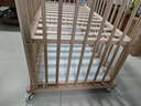 优乐博（ULOP）榉木婴儿床可移动拼接床多功能实木无漆宝宝睡床新生儿带围栏边床 婴儿用品榉木床带储物板 活动晒图联系领取乳胶椰棕床垫 实拍图