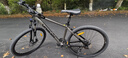 沃雷顿红日300碟刹24变速内走线铝合金车架山地自行车成人学生代步单车 灰黑色27.5*17寸（建议身高170-185） 实拍图