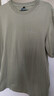 回力（Warrior）纯棉t恤男夏季新款重磅运动上衣男士潮流短袖宽松体恤 棕绿  L  实拍图