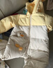 巴拉巴拉童装婴儿羽绒服连体衣宝宝2025新款冬装加厚保暖哈衣爬服萌趣造型 咖色小鸭子-白鸭绒 90 cm-充绒量93g 实拍图