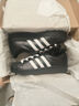 阿迪达斯（adidas）三叶草小白鞋男女经典SUPERSTAR贝壳头板鞋运动鞋 JI0216 实拍图