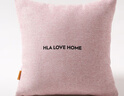 海澜之家（HLA）棉麻抱枕靠枕轻奢超柔简约靠背垫客厅靠枕套含芯纯色靠包沙发靠垫 简约 豆沙粉 枕套+枕芯【45*45cm】 实拍图