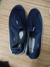 正宗老北京布鞋男透气软底一脚蹬帆布鞋工作鞋中老年防滑老人鞋 LUTOU蓝色 42 实拍图