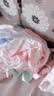 贝瑞加（Babyprints）新生儿马甲初生男女宝宝保暖背心秋冬婴儿坎肩三层护肚衣服 粉66 实拍图