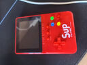 掌上游戏机sup新款连电视俄罗斯方块儿童怀旧大屏FC玛丽双人家用马里奥带手柄玩具迷你掌机童年 红色 【单人款500游戏】4K柔光护眼-3米AV线 实拍图