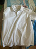 拇指白小T短袖polo衫男士春夏透气商务休闲翻领白小丅 皓白 4XL  实拍图