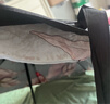 京东京造 小布丁Plus+破晓白茶 太阳伞女双层黑胶遮阳三折防晒伞 实拍图