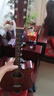 维卡斯（WEIKASI）民谣吉他初学者木吉他单板新手入门练习琴guitar吉它学生男女乐器 38英寸沙比利+礼包【初学推荐】 实拍图