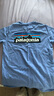 巴塔哥尼亚（Patagonia）男女情侣通勤短袖夏季P-6 Logo混纺棉休闲潮流户外透气T恤 38504 ABNB M 实拍图
