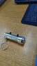 【二合一】LED手电筒+验钞灯紫外线双键 钥匙挂件小电筒验钞紫光灯纸币防伪 双用应急照明灯热销款 双用：小电筒/验钞紫光灯（银色1个） 实拍图