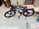 金武端自行车成人山地车公路赛车单车骑行变速超轻越野中学生初中青少年 旗舰版-三刀轮-炫彩蓝 26寸21速 实拍图
