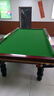 都格【送货包安装】台球桌标准型大理石成人家用中美式高档球房用黑八 九尺棕色【豪配中纤维板面】（不包安装） 实拍图