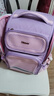 卡拉羊【新年送礼】书包小学生1-3-6年级防下坠减负大嘴书包儿童书包 【大号】定制个性签名|紫色 实拍图