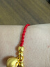 金小貅黄金转运珠女足金999路路通古法珠手链DIY隔珠散珠手链送礼编绳 3mm[古法]0.05-0.07g加厚版 实拍图