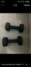 Keep彩色浸塑哑铃男士健身家用器械肌肉塑形墨灰色 5kg*2 实拍图