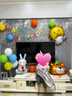 仕彩 生日气球装饰定制电视背景墙儿童女宝宝周岁宴场景布置 森林套装 实拍图