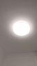 雷士（NVC）LED阳台吸顶灯走廊过道玄关灯三色灯卧室圆形感应吸顶灯2026新款 白玉 24W 三色调光 Φ400*80mm 实拍图