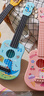 romusic尤克里里儿童初学者可弹奏卡通21英寸乌克丽丽小吉他乐器蓝色恐龙 实拍图