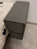 米客米家极窄床头柜小型简约现代卧室夹缝实木窄柜迷你床边置物架简易柜子 浅灰色【升级加厚实木】 20x40x47cm 整装发货  送货入户 实拍图